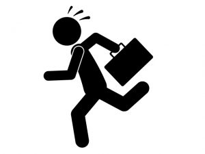 あーあ、遅刻してもた…